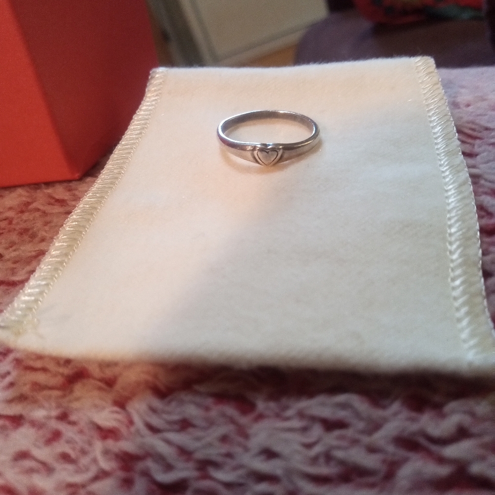 James Avery small heart ring